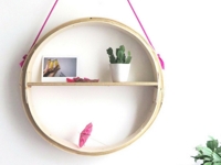 A Pair and A Spare Round Hanging Shelf